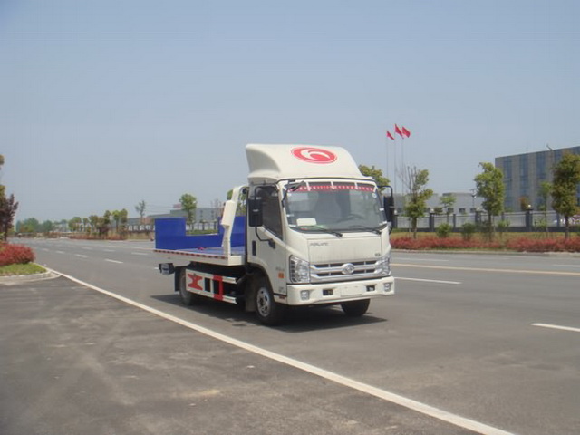 福田平板一拖二清障車（藍牌）